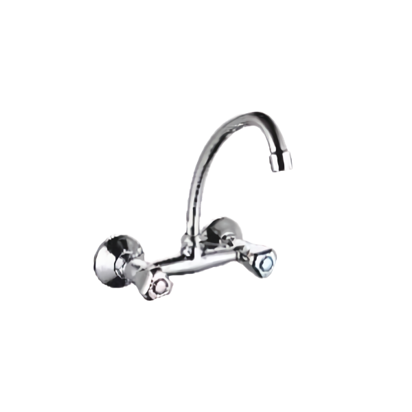 Double handle wall-mounted sink mixer 8044-15 