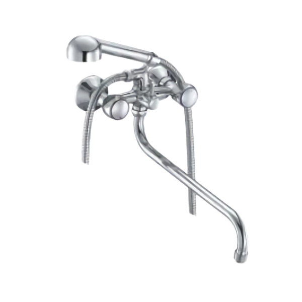 Dual handle wall-mounted shower mixer HM 1017 