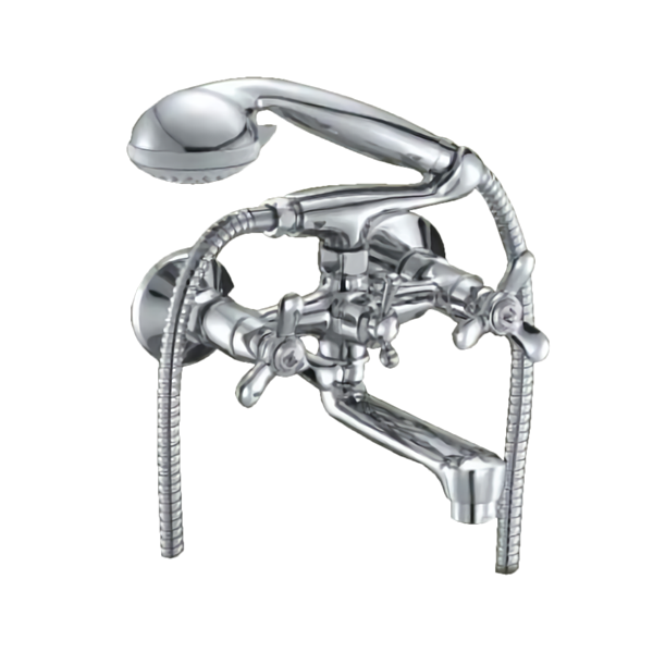 Dual handle wall-mounted shower mixer HM 1053 