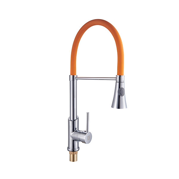 Pull-out brass faucet